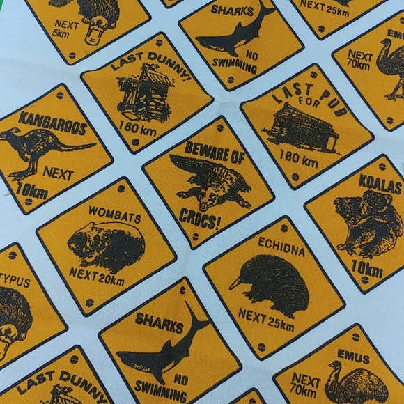 Australia Road Signs Wall Tapestry - Picture 2 of 4